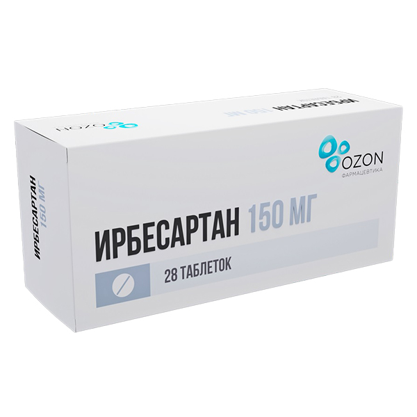 Ирбесартан таб. п.п.о. 150мг №30