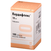 Кордафлекс таб. п.п.о. 10мг №100