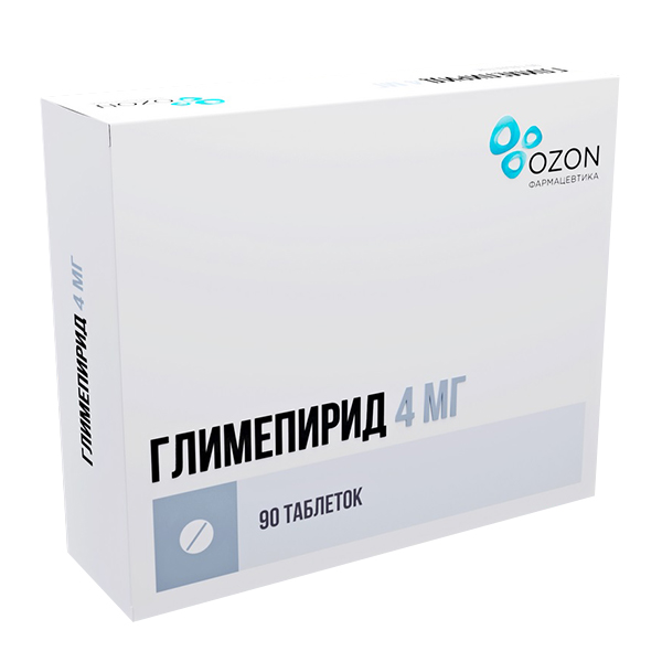 Глимепирид таб. 4мг №30