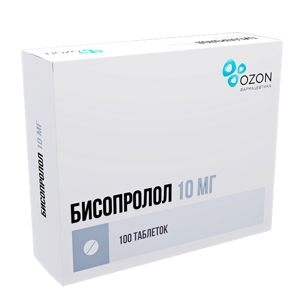Бисопролол таб. п.п.о. 10мг №30