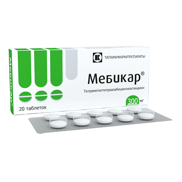 Мебикар таб. 300мг №20