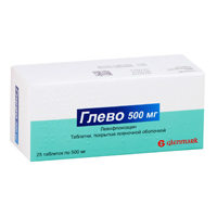 Глево таб. п.п.о. 500мг №10