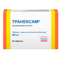 Транексам таб. п.п.о. 500мг №10