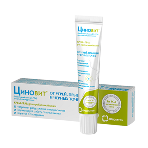 Циновит крем-гель д/ухода за проблемной кожей 35мл