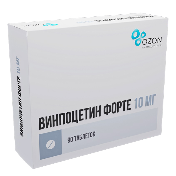Винпоцетин форте таб. 10мг №30