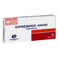 Карведилол канон таб. 6,25мг №30