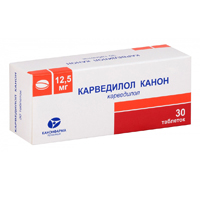 Карведилол канон таб. 12,5мг №30