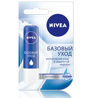 Нивея лип бальзам д/губ базовый уход 4,8г