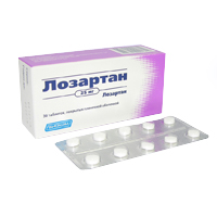 Лозартан-Вертекс таб. п.п.о. 25мг №30