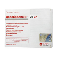 Церебролизин р-р д/ин. 215,2мг/мл 20мл №5