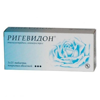 Ригевидон таб. п.о 0,15мг+0,03мг №21