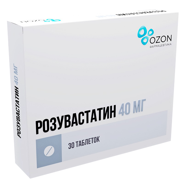 Розувастатин таб. п.п.о. 40мг №30