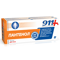 911 пантенол крем д/тела 50мл