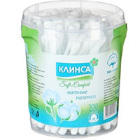 Ватные палочки Клинса №100  (бан)