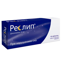 Реслип таб. п.п.о. 15мг №30