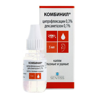 Комбинил капли гл/ушн 3мг/мл+1мг/мл 5мл