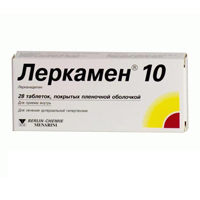 Леркамен 10 таб. п.п.о. 10мг №28