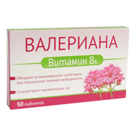 Здравсити валериана+В6 таб. 94мг №50