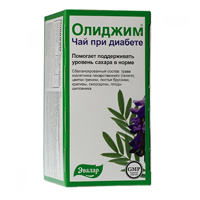 Олиджим чай при диабете 2г №20