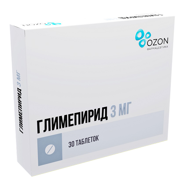 Глимепирид таб. 3мг №30