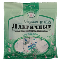 Леденцы лакричные от кашля б/сахара 50г №1