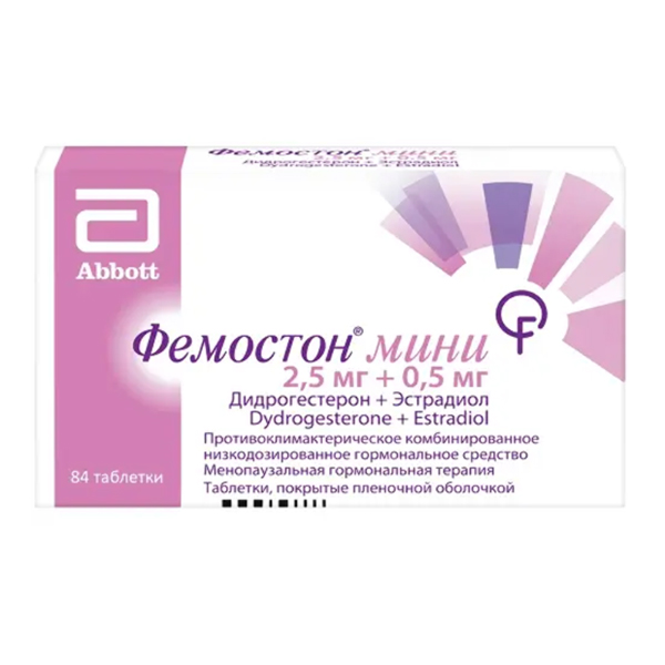 Фемостон мини таб. п.п.о. 2,5мг+0,5мг №28