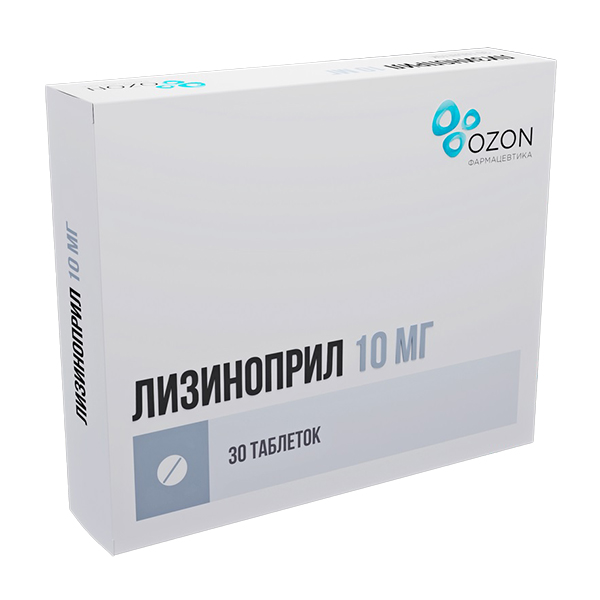 Лизиноприл таб. 10мг №30