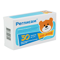 Реглисам гран. д/р-ра внутр. д/детей 25мг/доза 1,3г №30