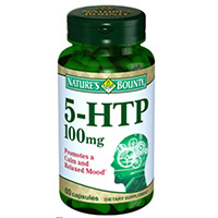 Нэйчес баунти/natures bounty 5-гидрокситриптофан (5-HTP) капс 100мг №60