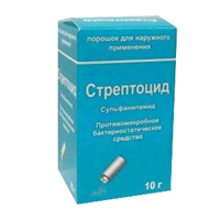 Стрептоцид пор. наружн. 10г  (банка с дозатором)