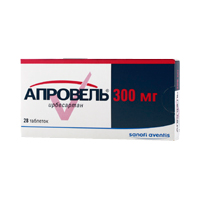 Апровель таб. п.п.о. 300мг №28
