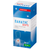 Панатус форте сироп 7,5мг/5мл 200мл №1