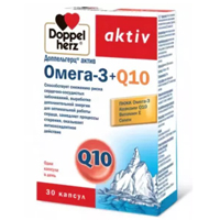 Доппельгерц актив омега-3+Q10 капс. 1625мг №30