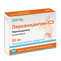 Лерканидипин-СЗ таб. п.п.о. 20мг №30