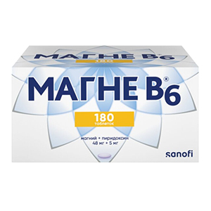 Магне B6 таб. п.о 48мг+5мг №60