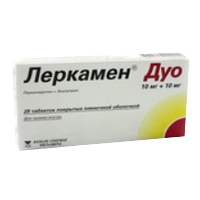 Леркамен дуо таб. п.п.о. 10мг+10мг №28