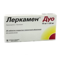 Леркамен дуо таб. п.п.о. 10мг+20мг №28