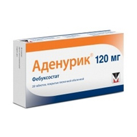Аденурик таб. п.п.о. 120мг №28