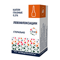 Левофлоксацин капли гл. 0,5% 5мл №1