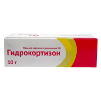 Гидрокортизон мазь д/наруж.прим. 1% 10г №1