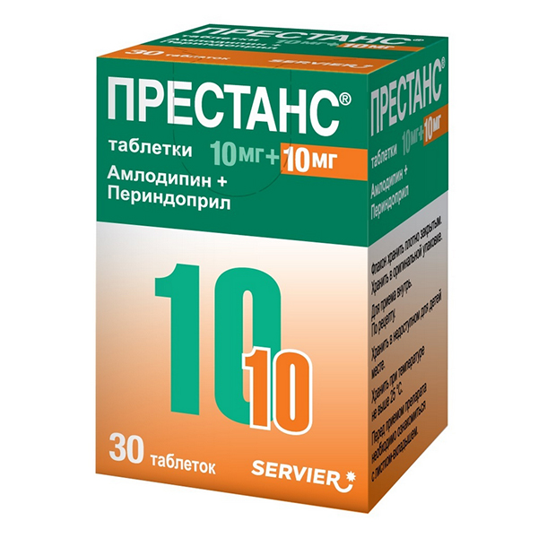Престанс таб. 10мг+10мг №30  (дозатор)