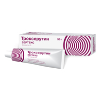 Троксерутин Вертекс гель 2% 50г №1