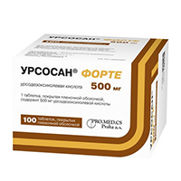 Урсосан форте таб. п.п.о. 500мг №100