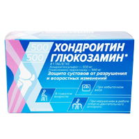 Будь здоров! комплекс хондроитина и глюкозамина 500/500 таб. 60 шт.
