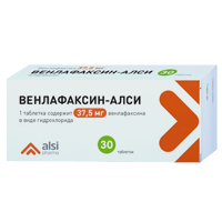 Венлафаксин-Алси таб. 37,5мг №30