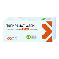 Топирамат таб. п.п.о. 25мг №28