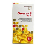 Омега-3 капс. 90% 1300мг №30