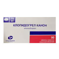 Клопидогрел Канон таб. п.п.о. 75мг №28