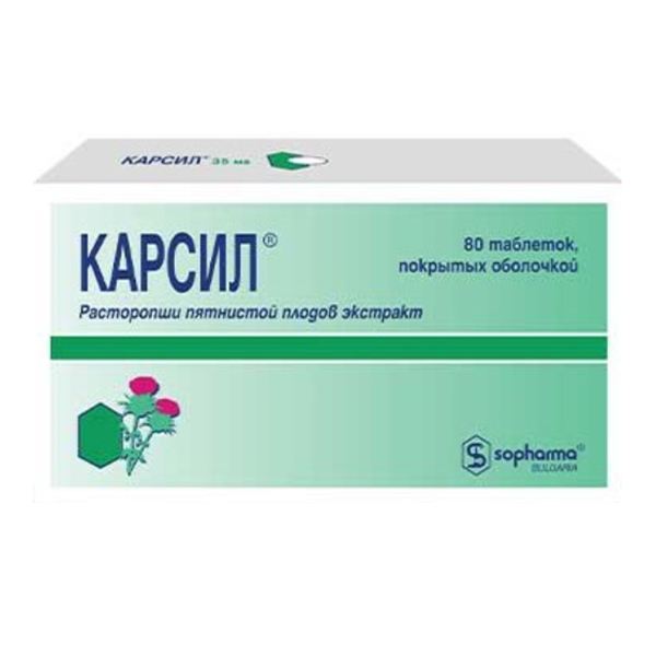 Карсил таб. п.о 35мг №180