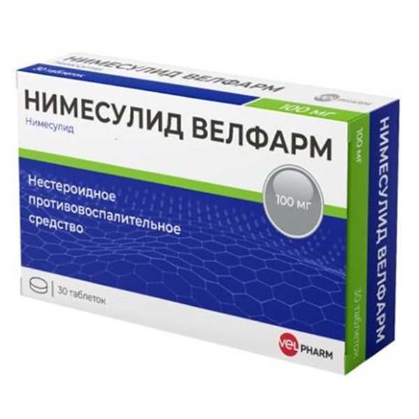 Нимесулид Велфарм таб. 100мг №30